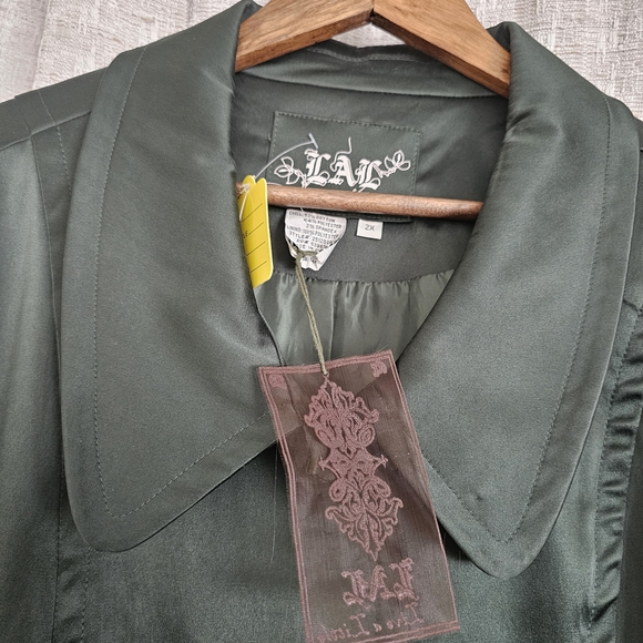 Live a Little Olive Trench Coat - Picture 1 of 6